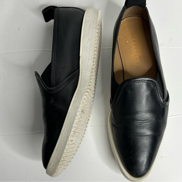 Everlane Womens The Leather Street Shoe Black Size 5.5 - Picture 9 of 12